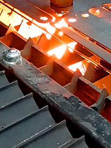 Cortes en metal CNC